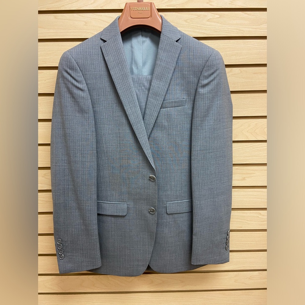 NEW VITARELLI ITALY CLASSY FASHIONABLE MEN WOOL SUIT SIZE 38 REGULAR